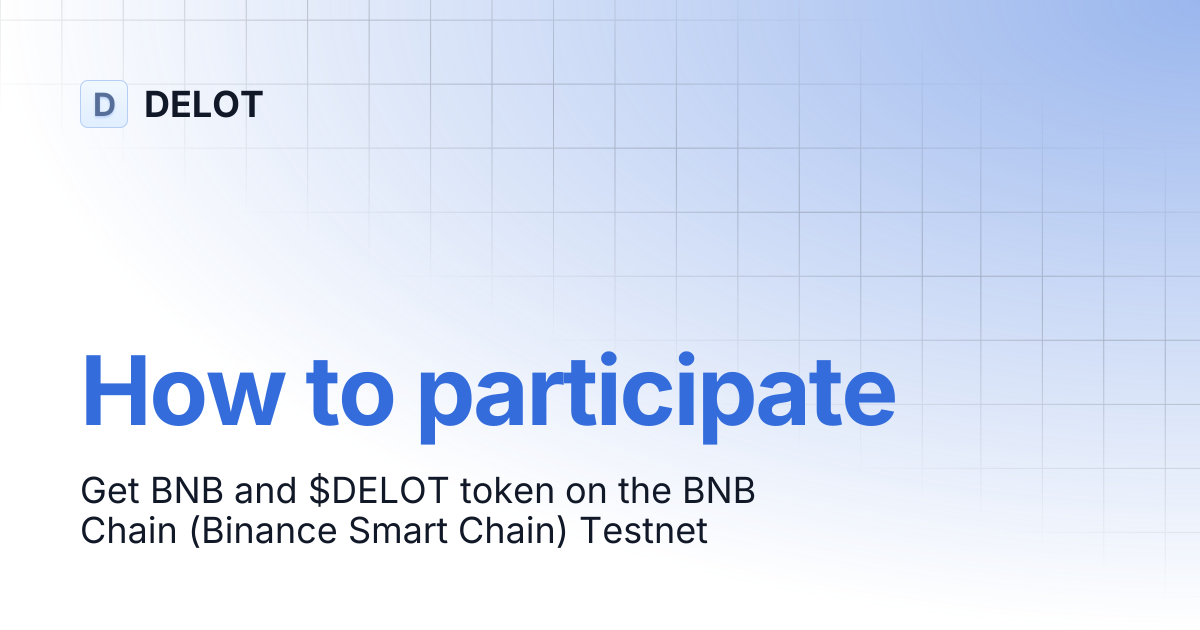 How to participate | DELOT